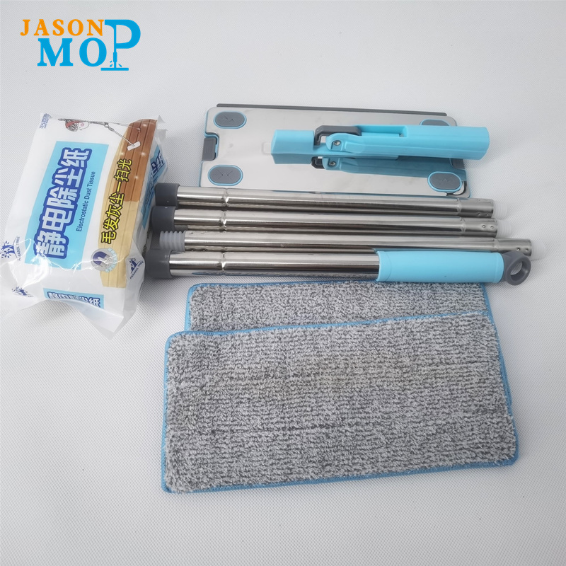 Plaque d\'acier de haute qualité MOP multifonctionnelle Nettoyage de sol vadrouille platnon tissénon tissé